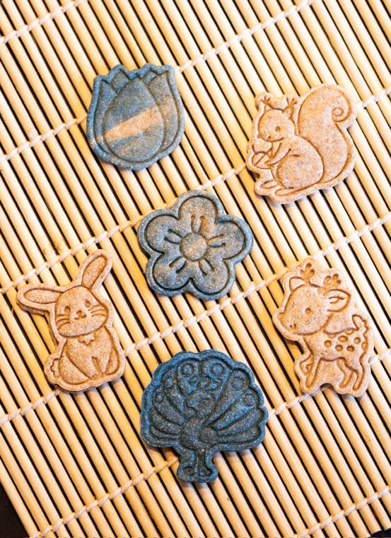 Biscuits pour chiens aux tons dorés de la Collection Automne
